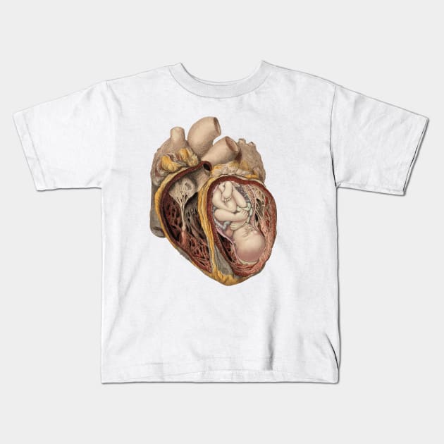 Born from the heart Kids T-Shirt by jensdesign.bh